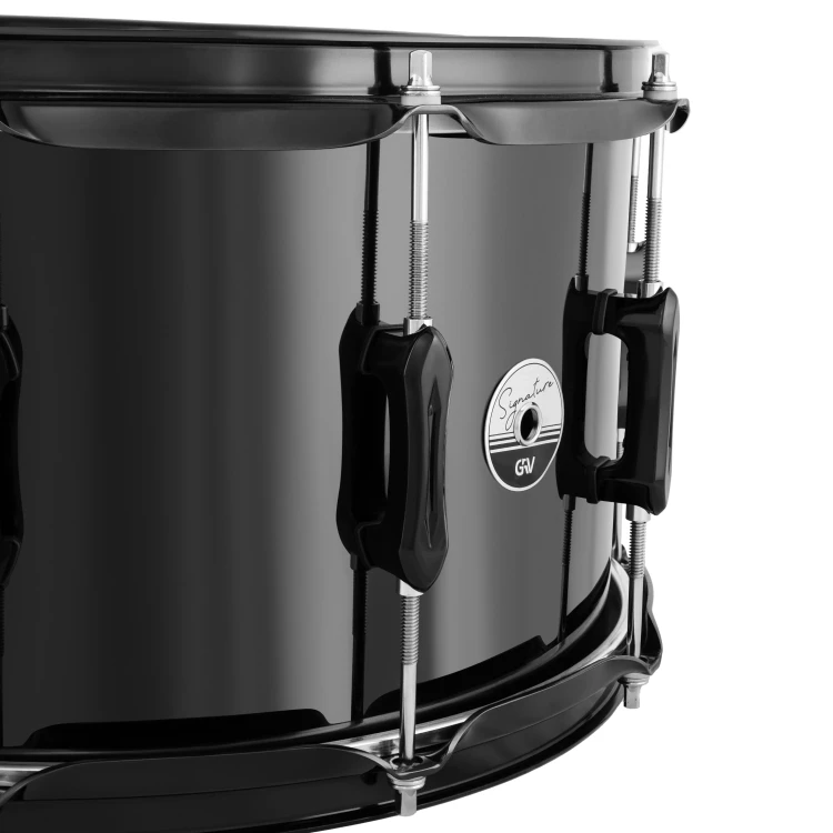 GRV Signature Black Nickel Steel 14x8 Snare 1.webp