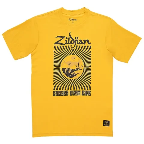 ZILDJIAN 400th Anniversary T-shirt (XL) Yellow