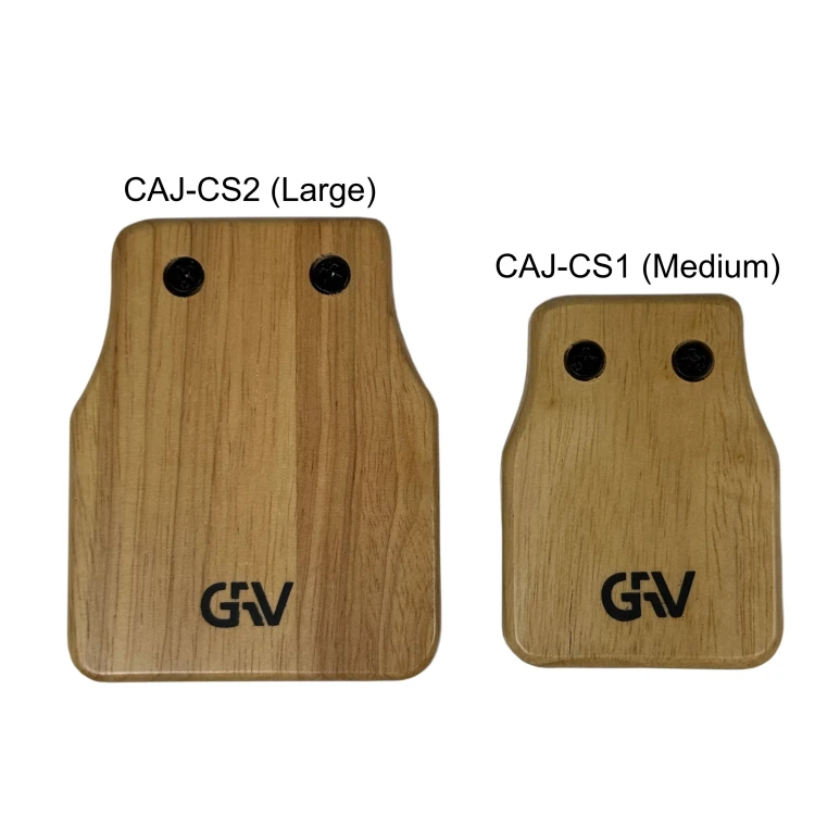 GRV CAJ-CS1 Rubberwood Cajon Castanet (Medium)