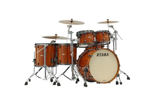 tama-starclassic-bubinga -shell-kit-5-pcs-gloss-african-cherryblack-nickel-hw